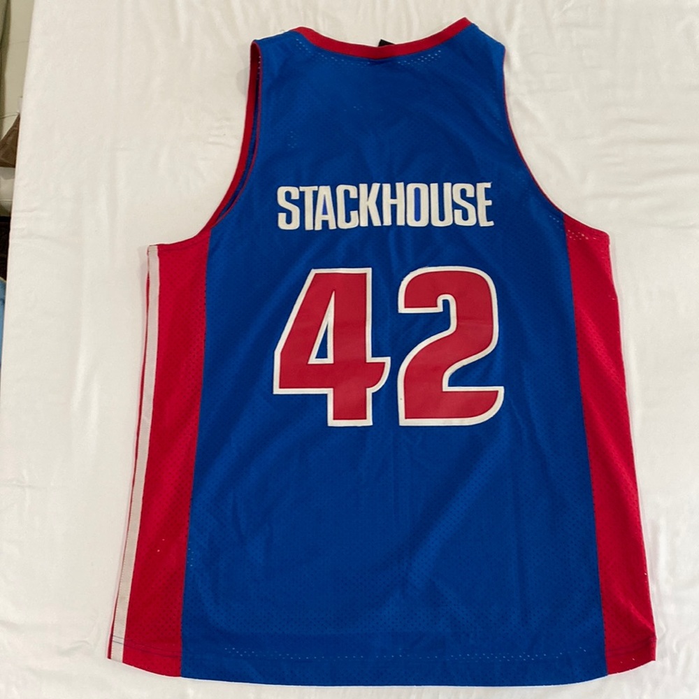 Nike Detroit Pistons Stackhouse Jersey